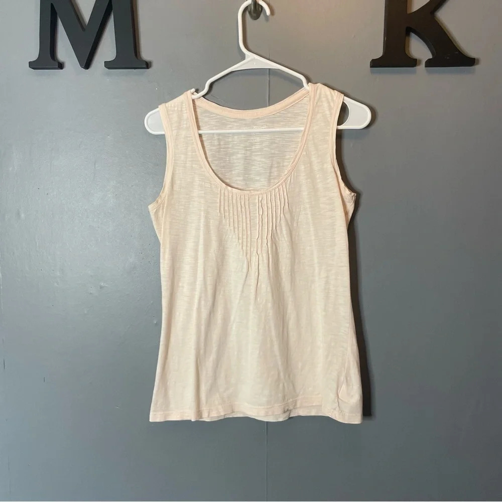 Eddie Bauer light pink sleeveless cotton tank top women’s size small